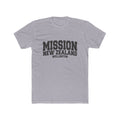 New Zealand Wellington Mission T-Shirt in Heather Grey, front view