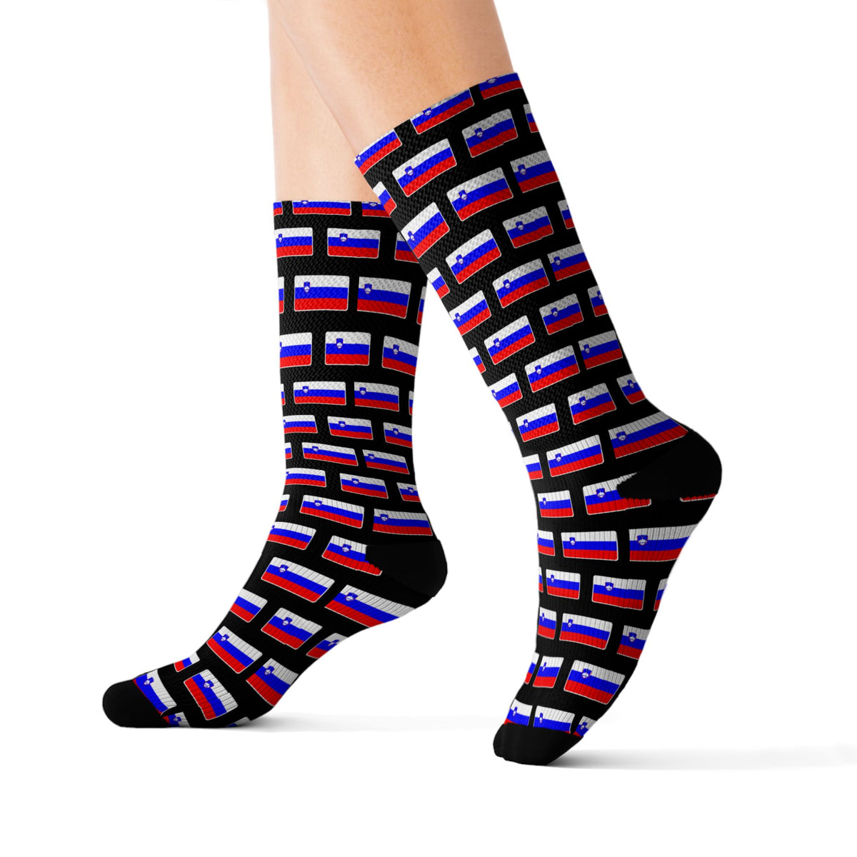 Slovenia Mission Flag Socks