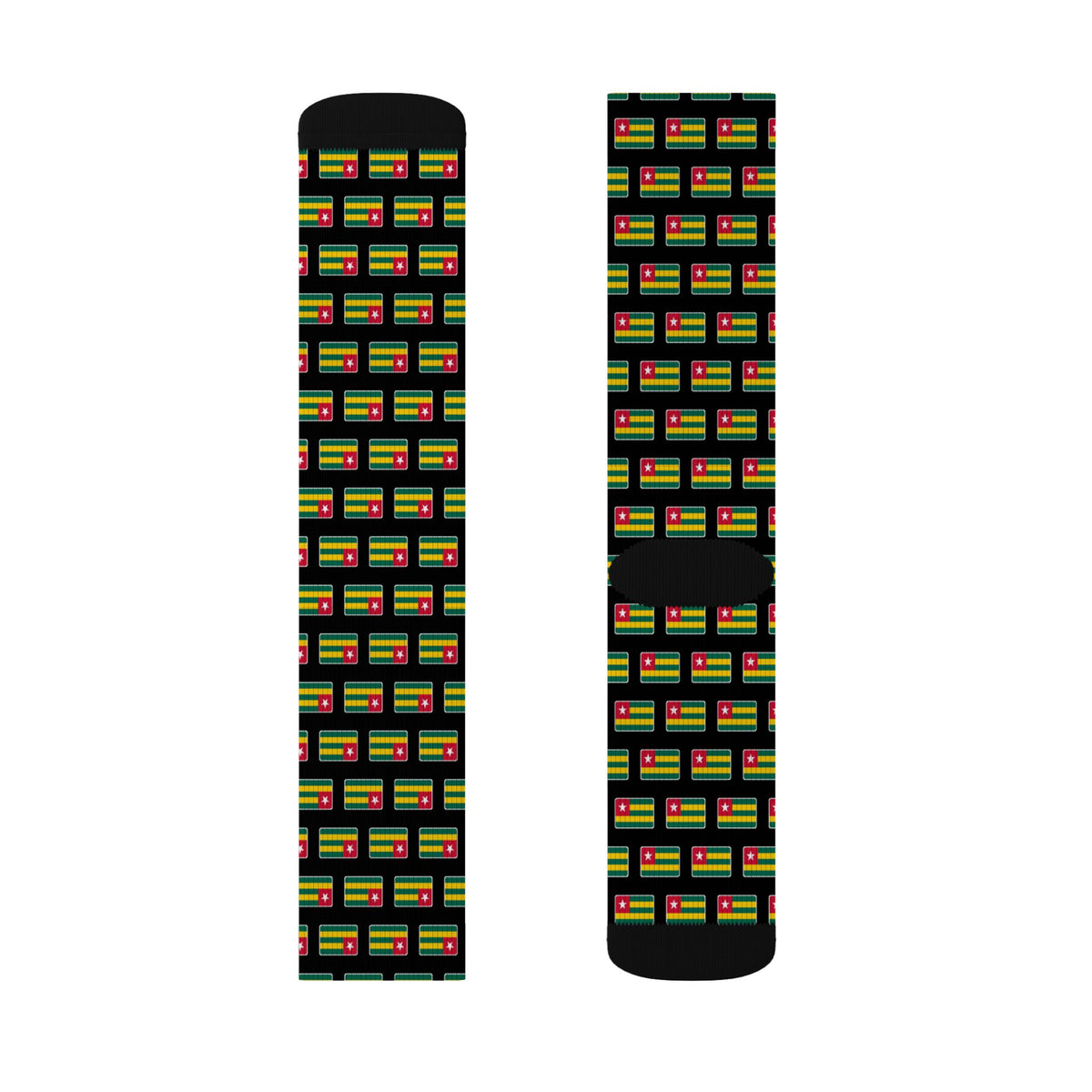 Togo Mission Flag Socks