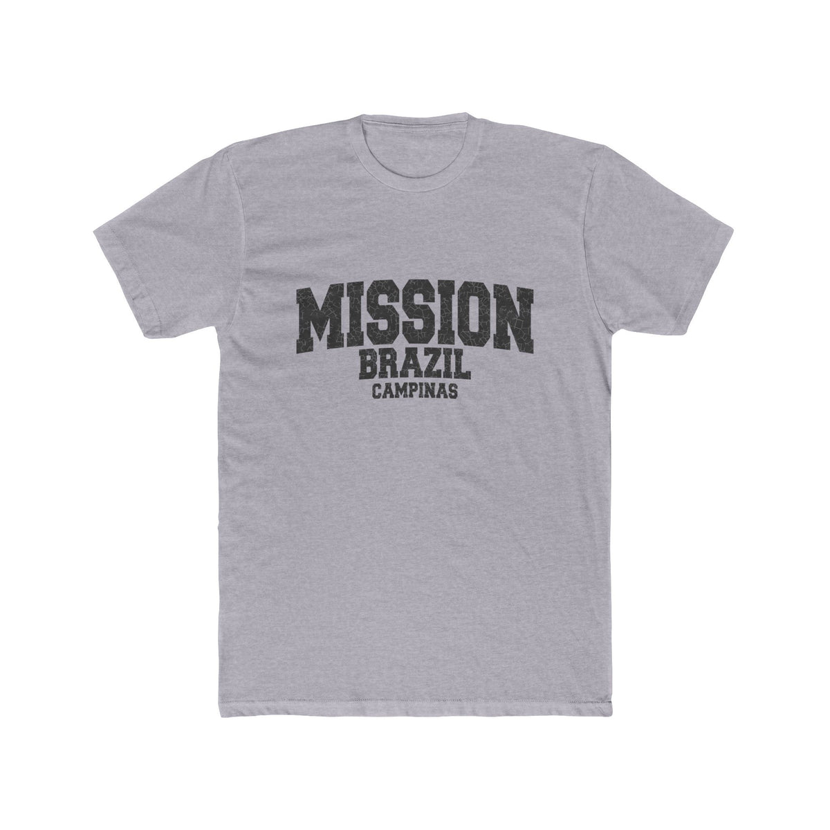Brazil Campinas Mission T-Shirt in Heather Grey, front view