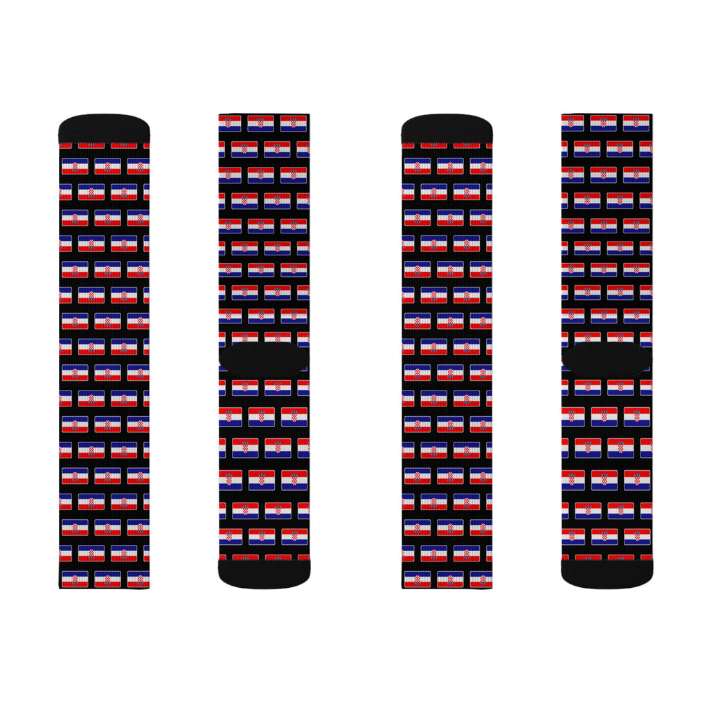 Croatia Mission Flag Socks