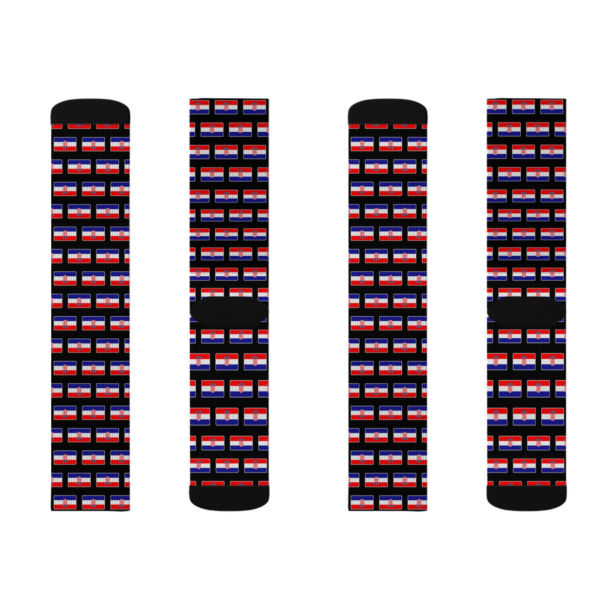 Croatia Mission Flag Socks