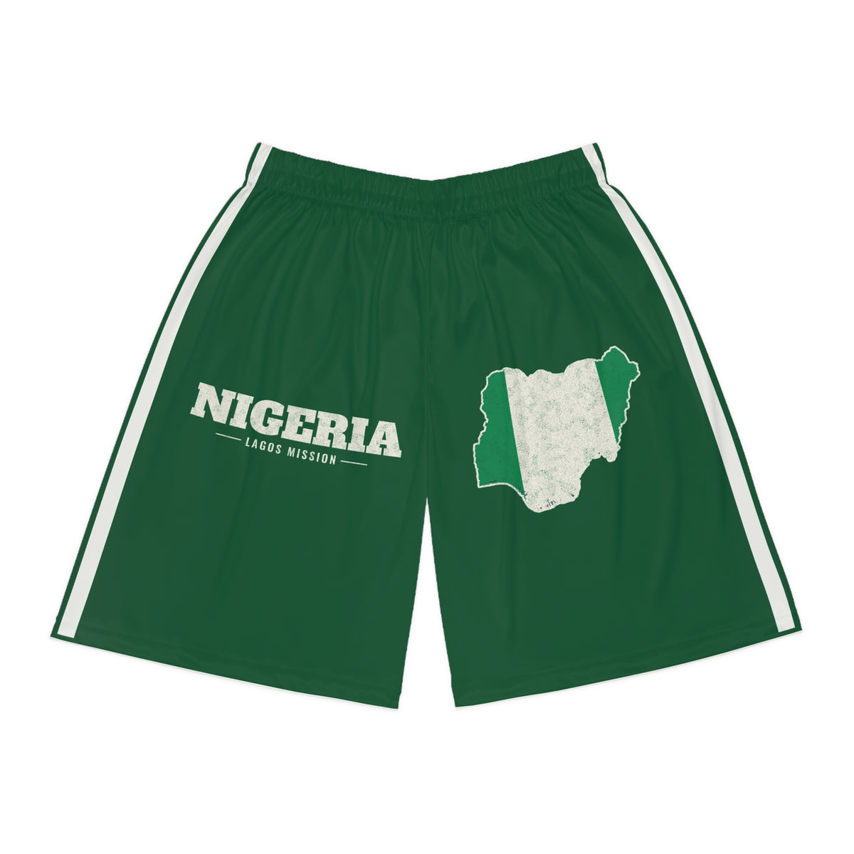 Nigeria Lagos Mission Basketball Shorts