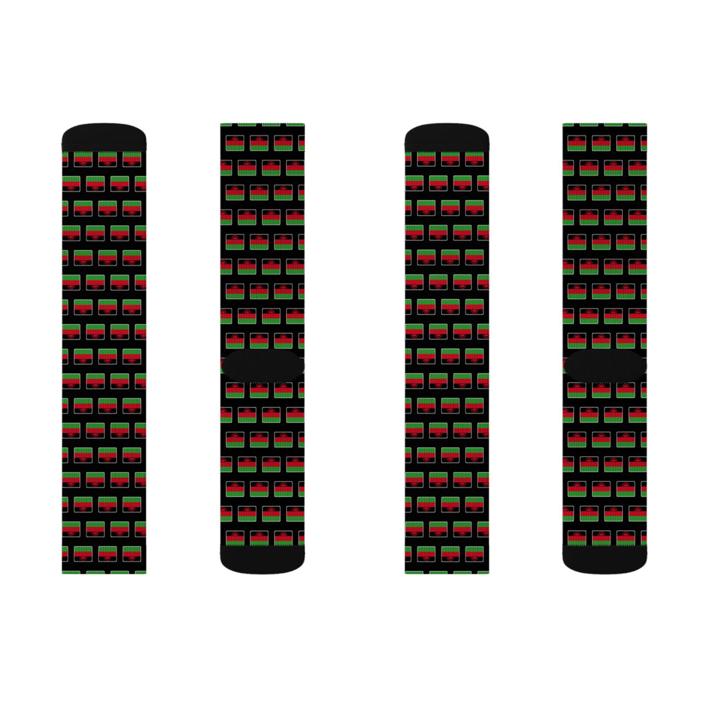 Malawi Mission Flag Socks