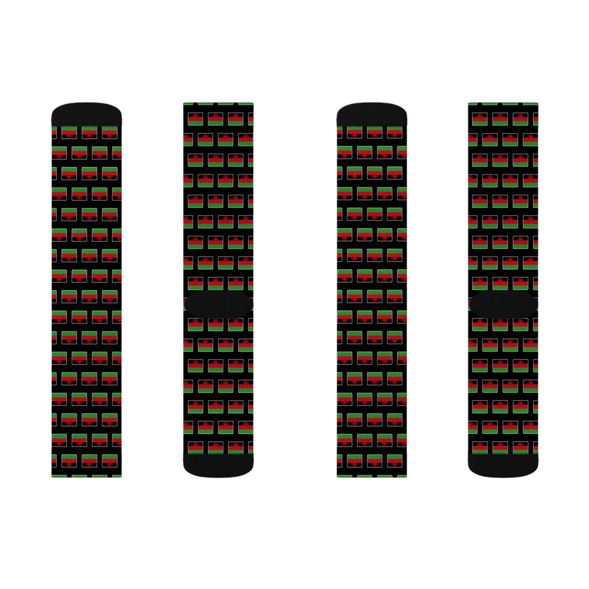 Malawi Mission Flag Socks