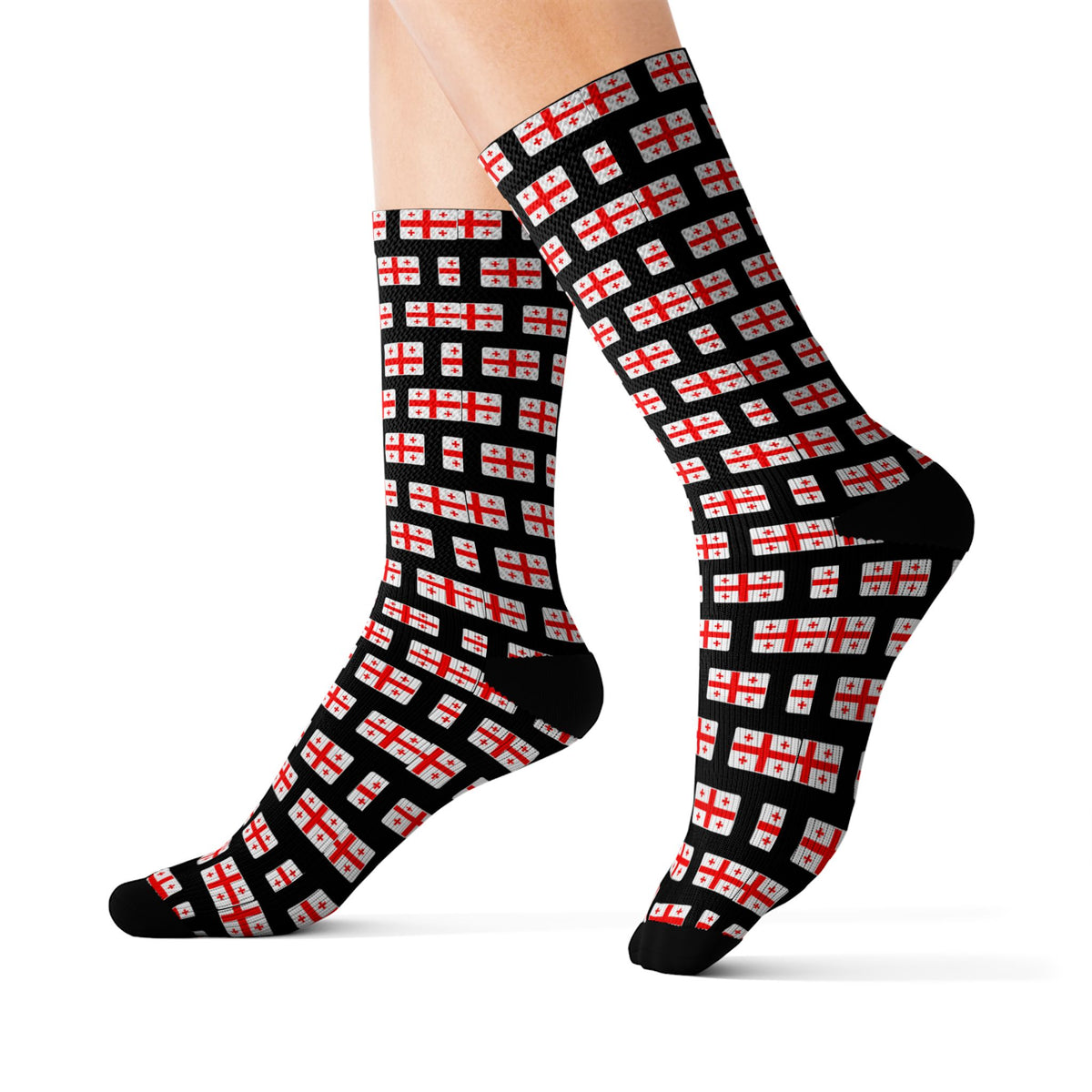 Georgia (Country) Mission Flag Socks