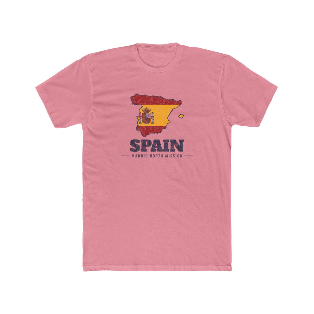 Spain Madrid North Mission Flag Map Shirt