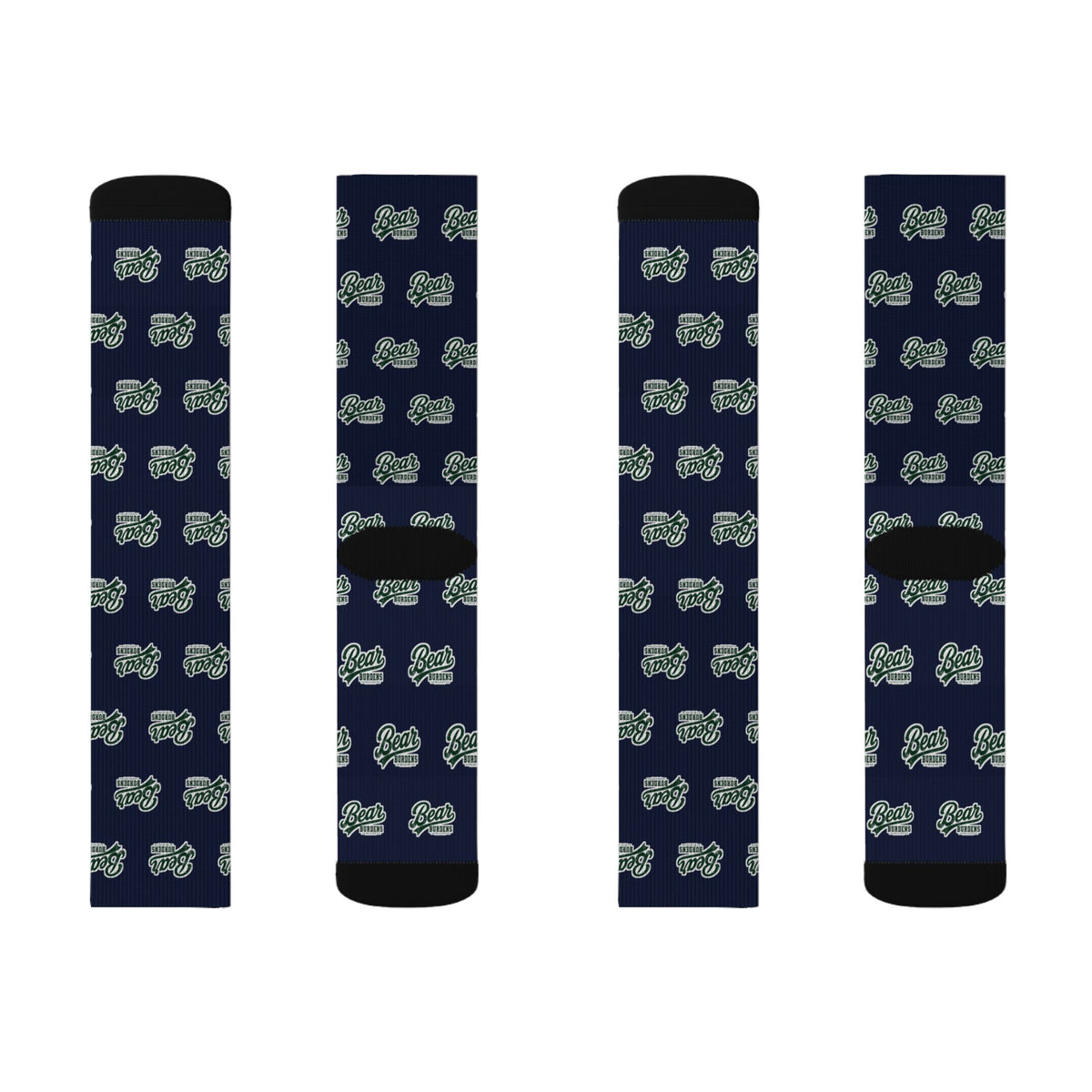Bear Burdens crew socks by Weak Things view 4