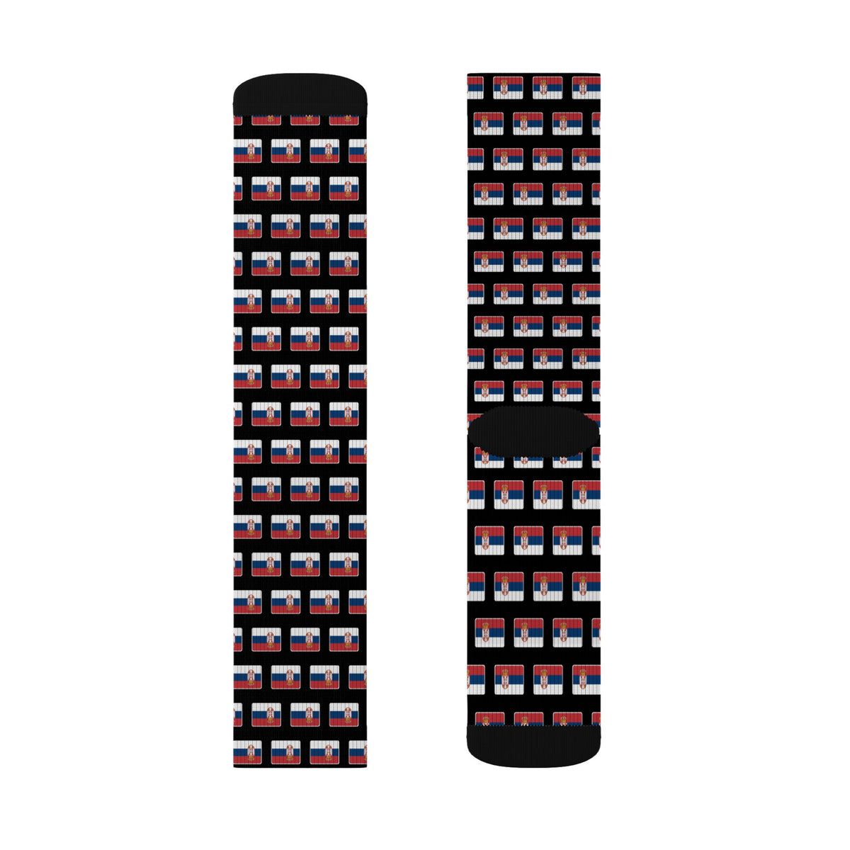 Serbia Mission Flag Socks