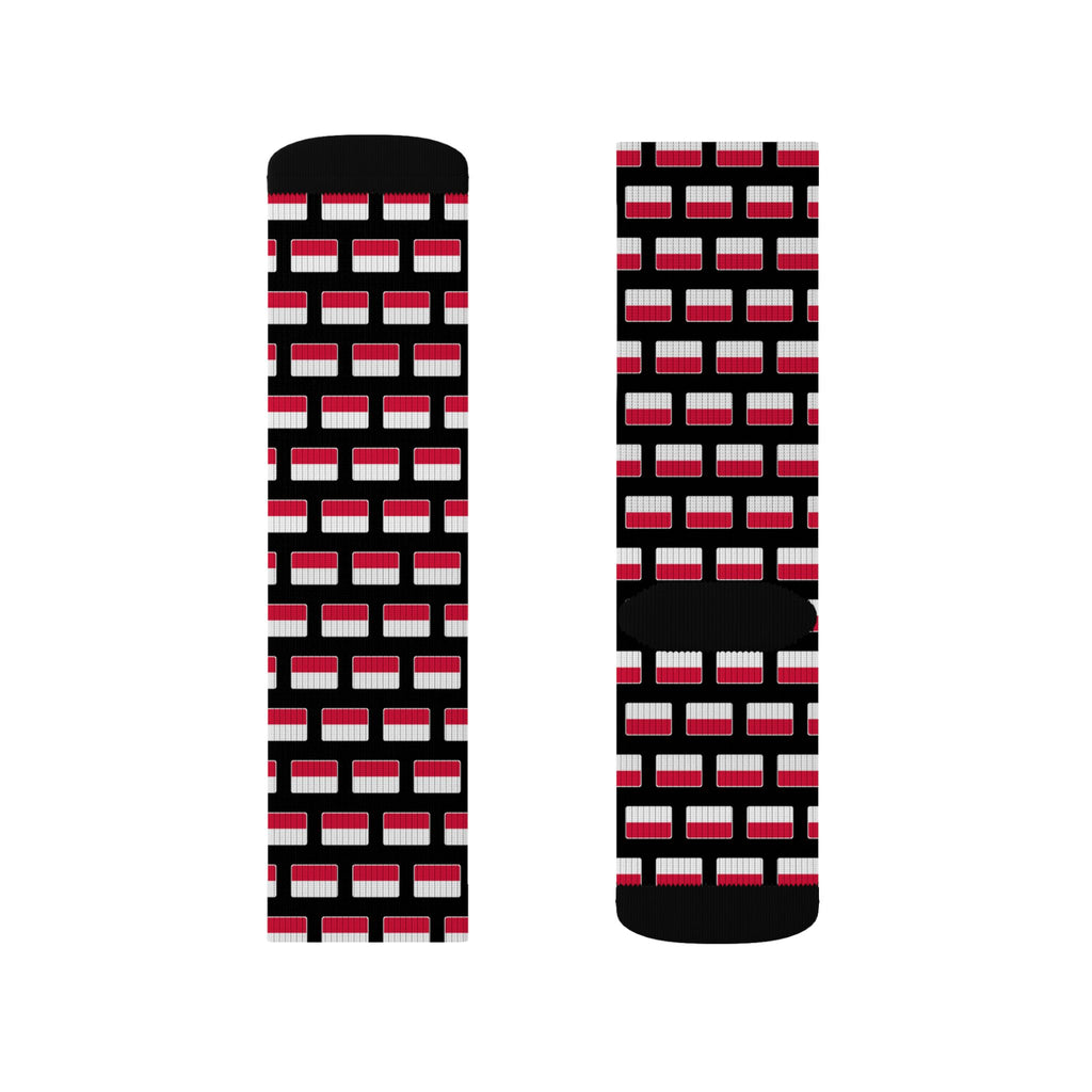 Poland Mission Flag Socks