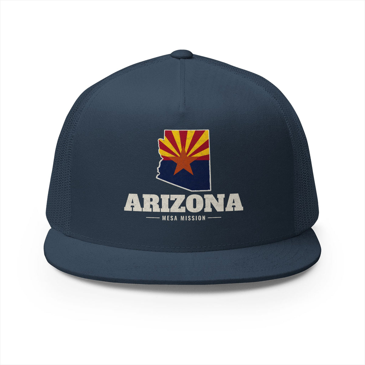 Arizona Mesa Mission Flag Map Trucker Hat