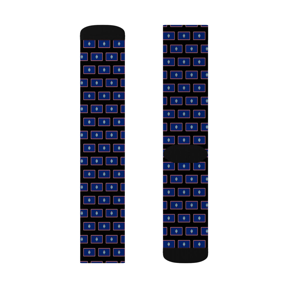 Guam Mission Flag Socks