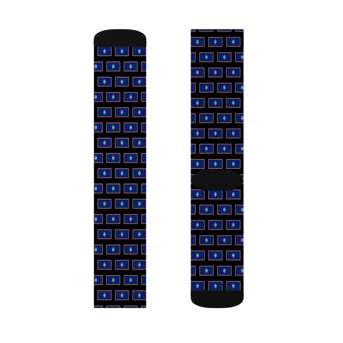 Guam Mission Flag Socks