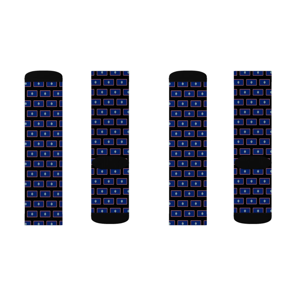 Guam Mission Flag Socks
