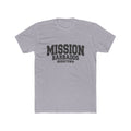 Barbados Bridgetown Mission T-Shirt in Heather Grey, front view