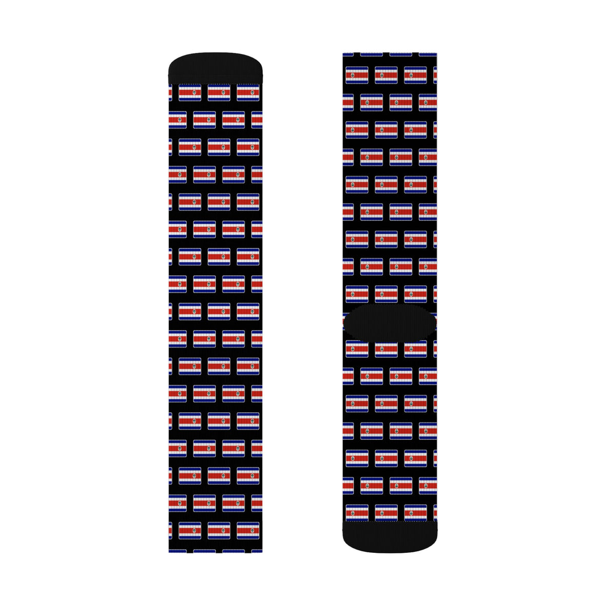 Costa Rica Mission Flag Socks