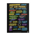 Let God Prevail Sketch Note Poster (Black) — Russell M. Nelson