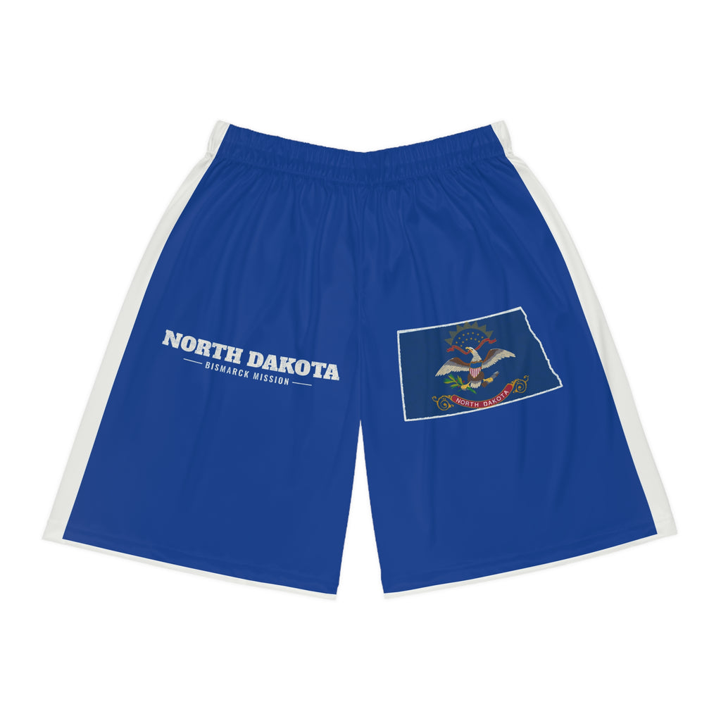 North Dakota Bismarck Mission Basketball Shorts
