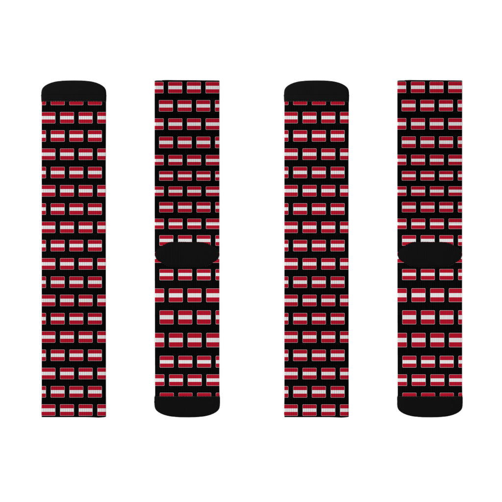 Austria Mission Flag Socks