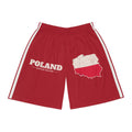 Poland Warsaw Mission Basketball Shorts, front view