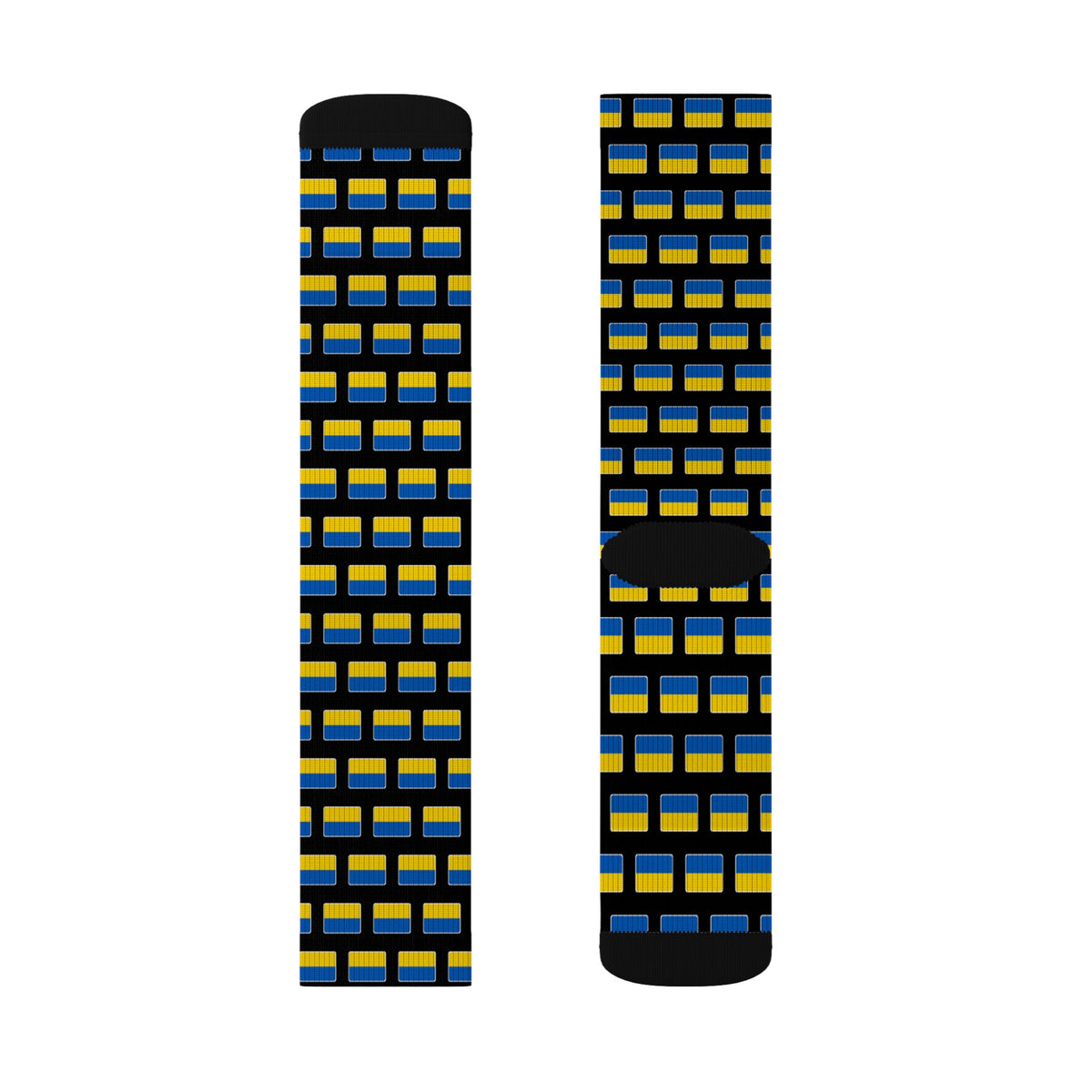Ukraine Mission Flag Socks