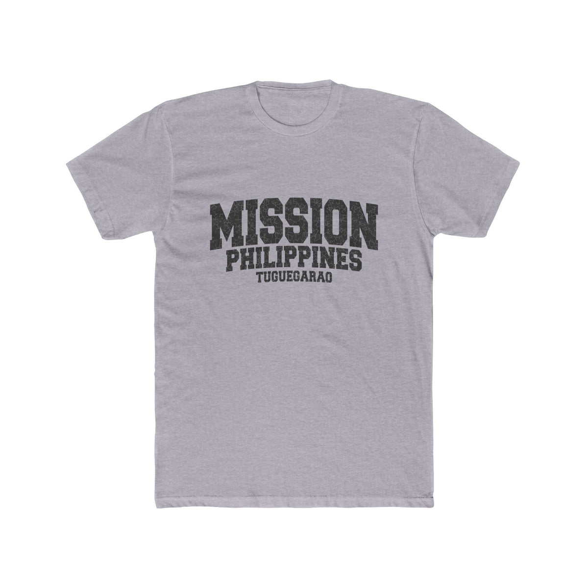 Philippines Tuguegarao Mission T-Shirt in Heather Grey, front view