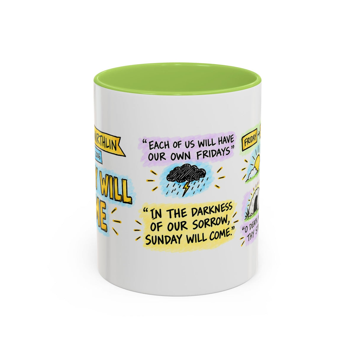 Sunday Will Come Sketch Note Mug — Joseph B. Wirthlin