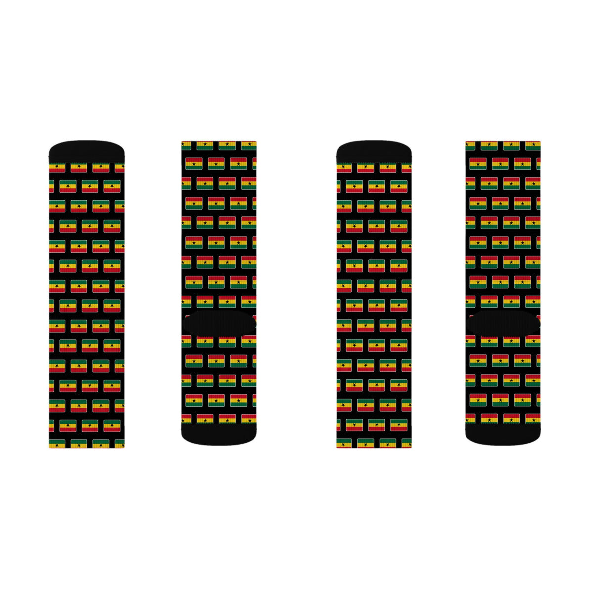 Ghana Mission Flag Socks