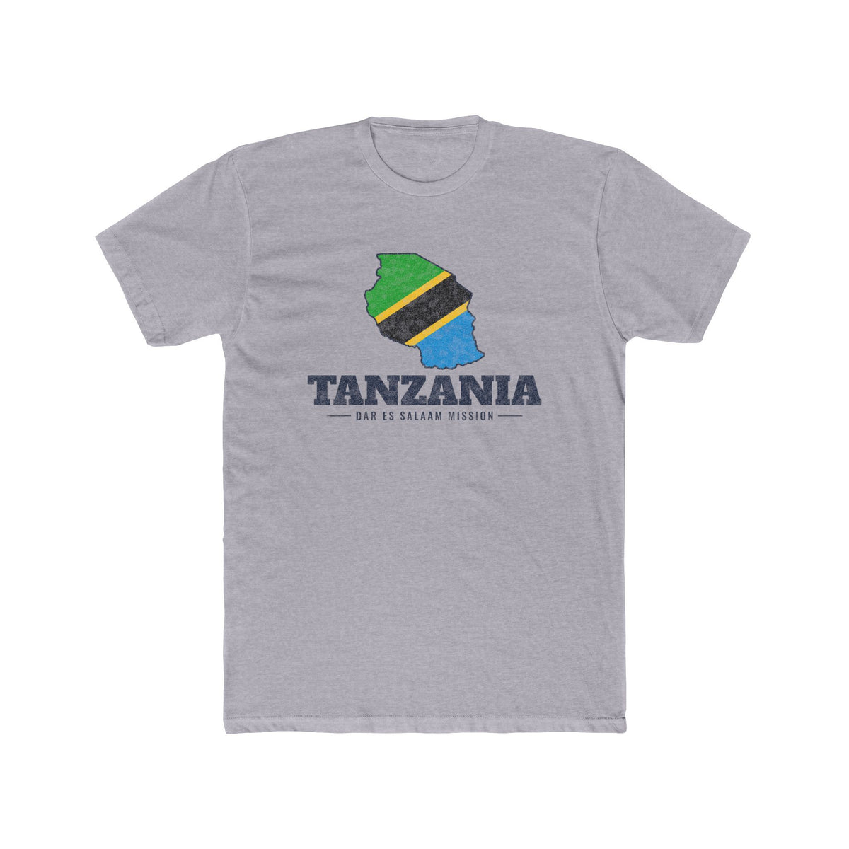 Tanzania Dar es Salaam Mission Flag Map Shirt