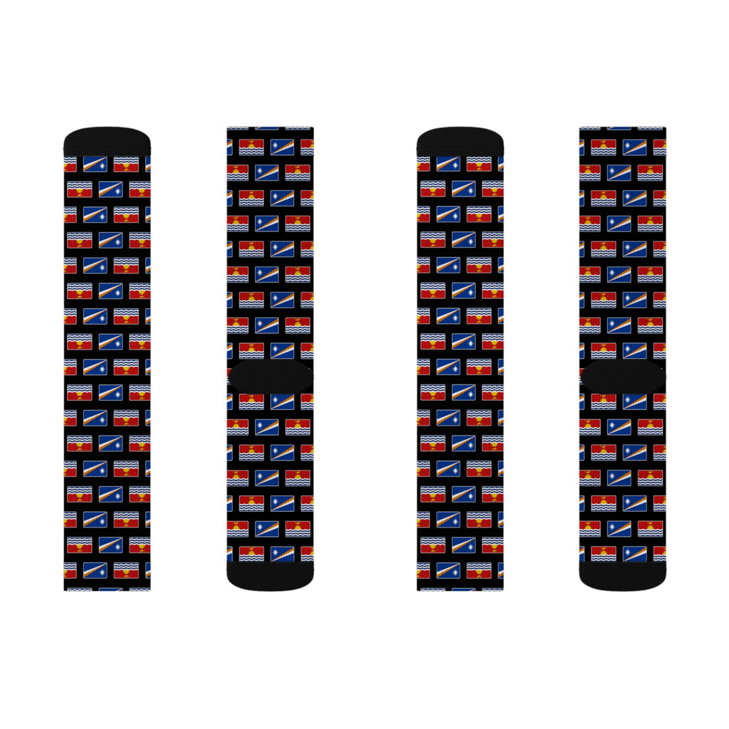 Marshall Islands/Kiribati Mission Flag Socks