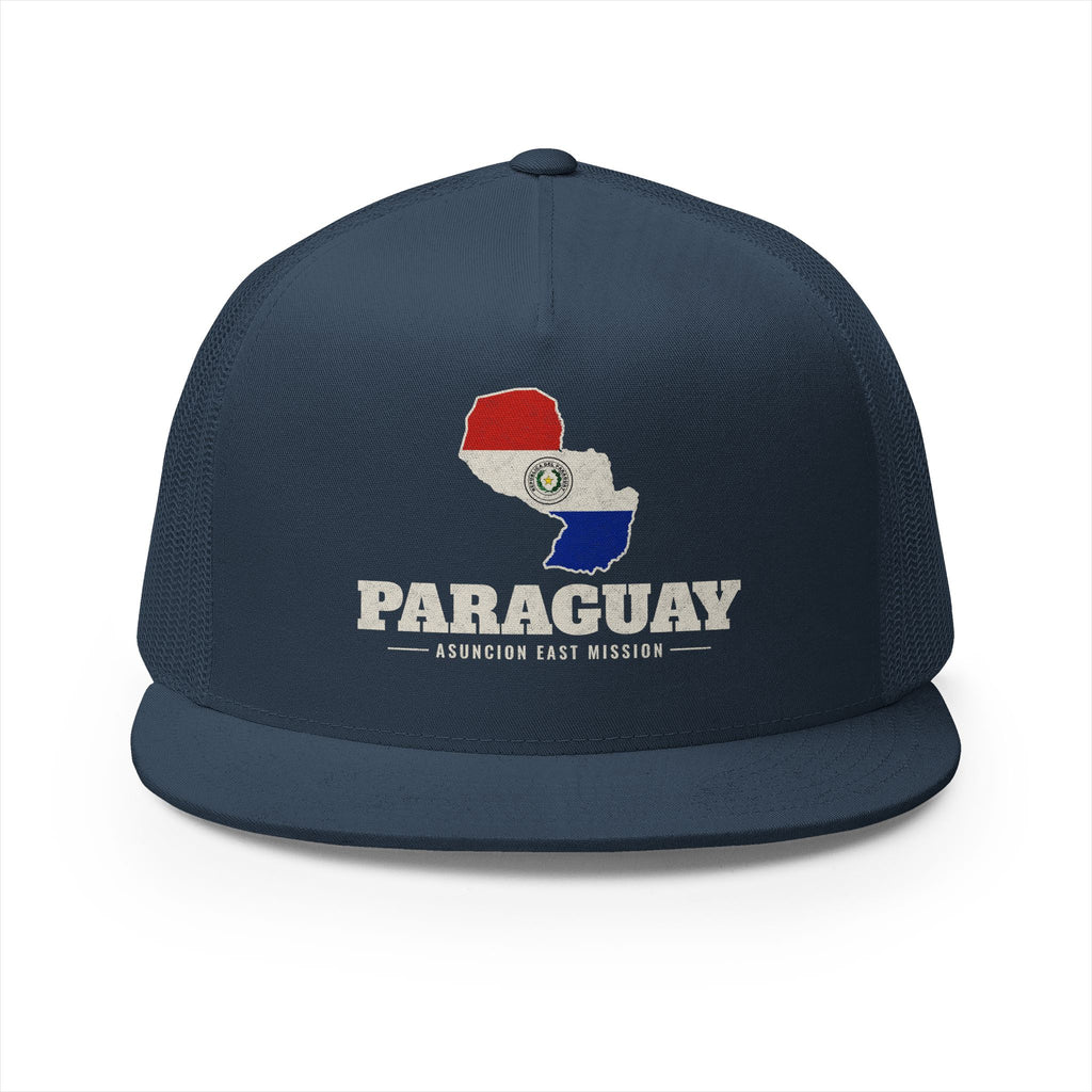 Paraguay Asuncion East Mission Flag Map Trucker Hat