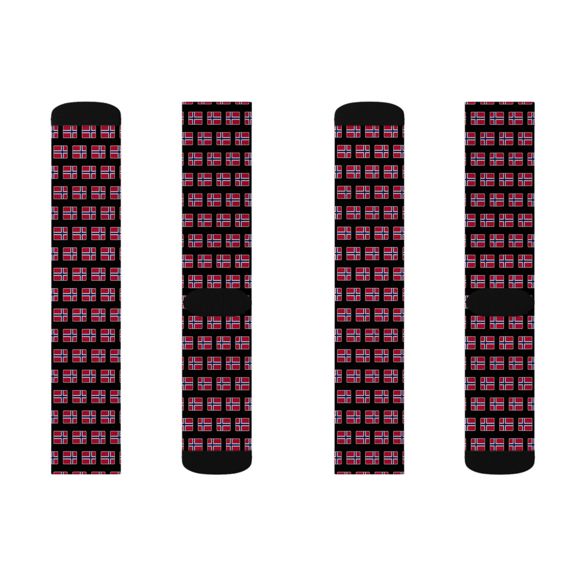Norway Mission Flag Socks