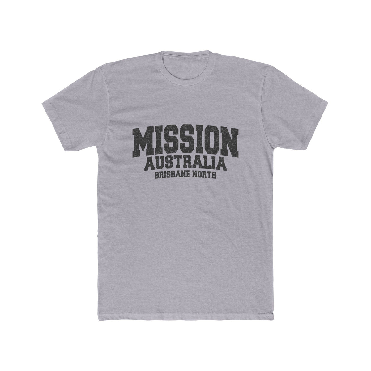 Australia Brisbane North Mission T-Shirt in Heather Grey, front view