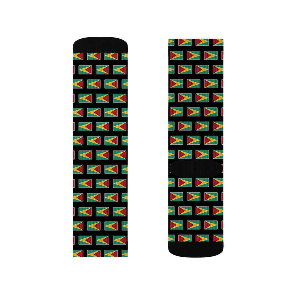 Guyana Mission Flag Socks