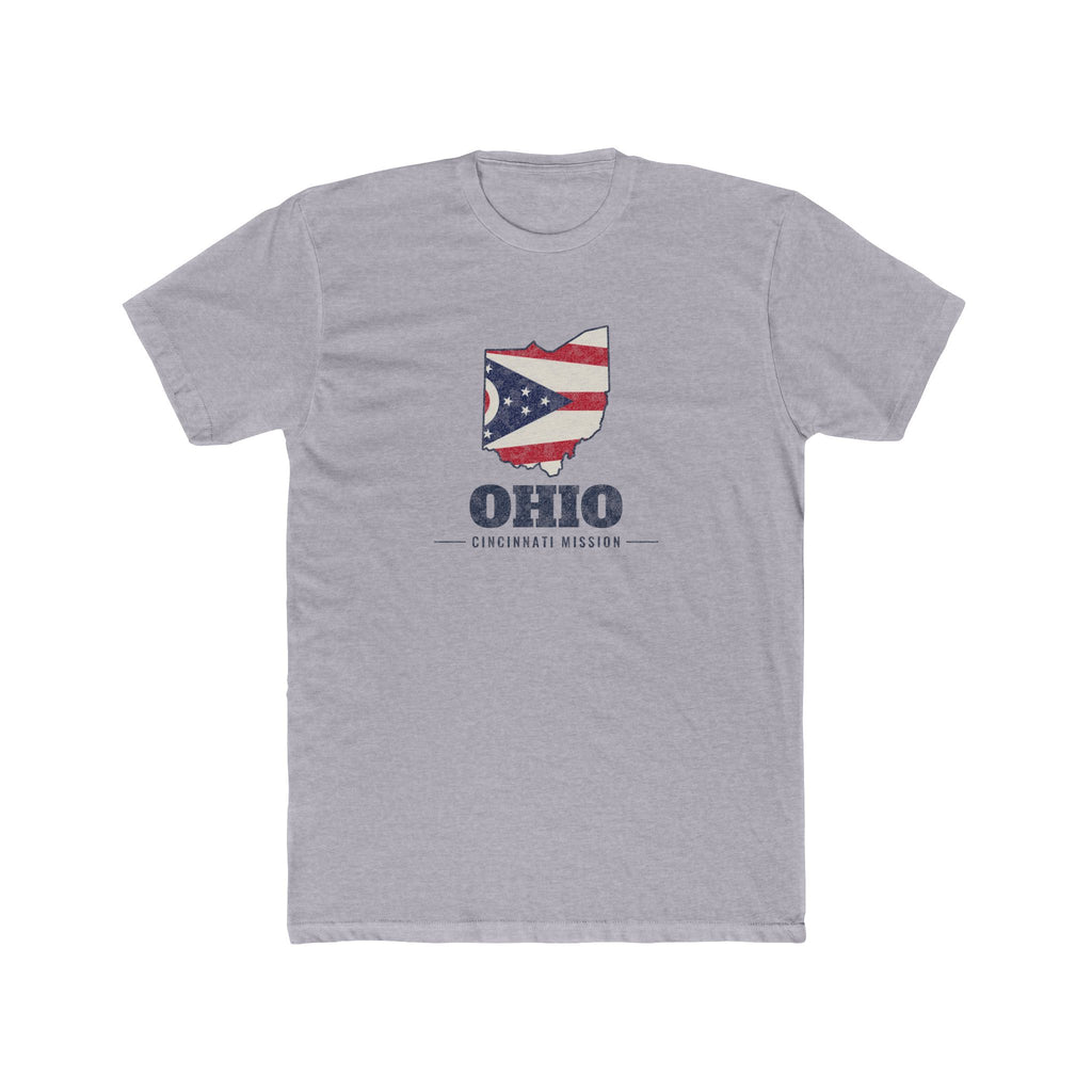 Ohio Cincinnati Mission Flag Map Shirt