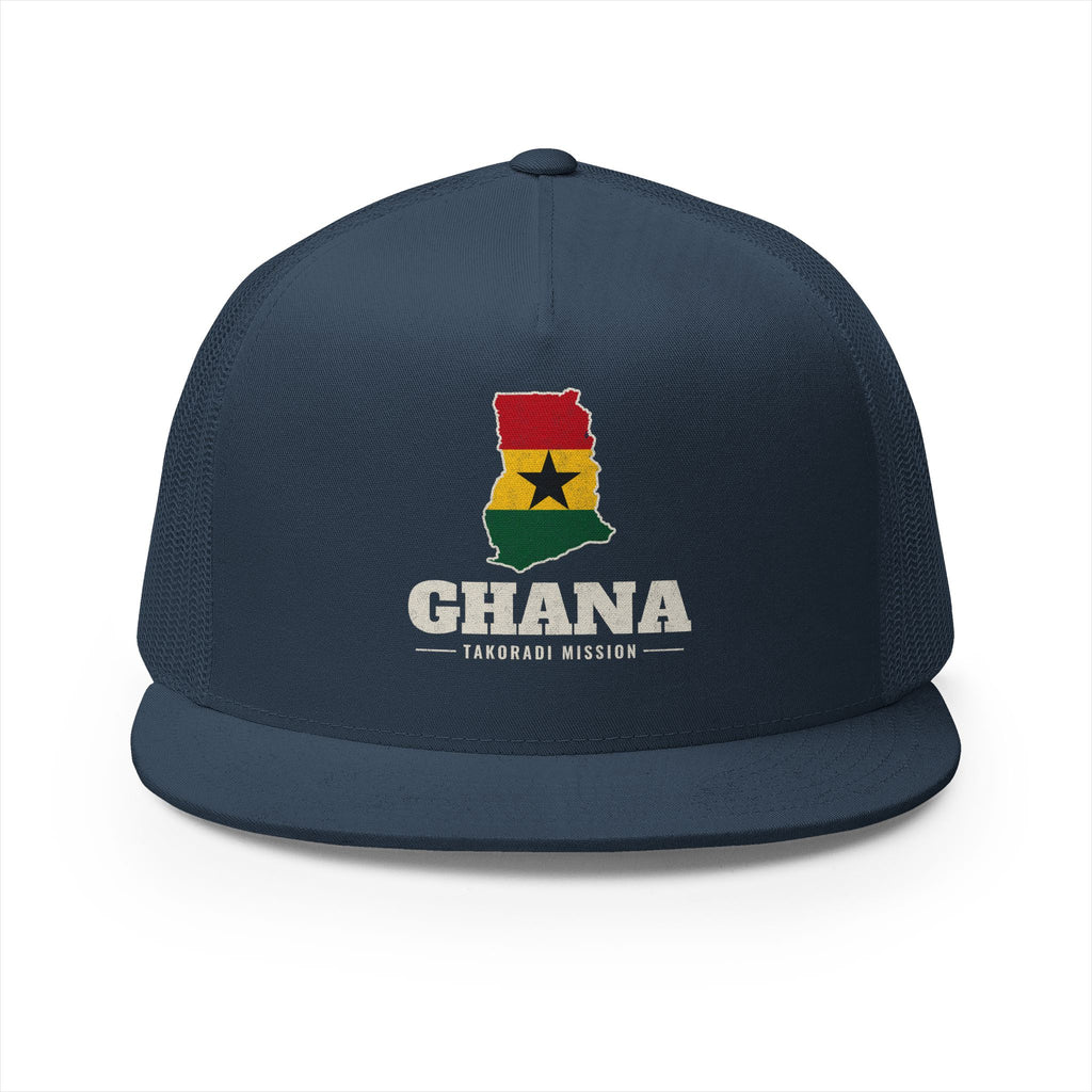 Ghana Takoradi Mission Flag Map Trucker Hat