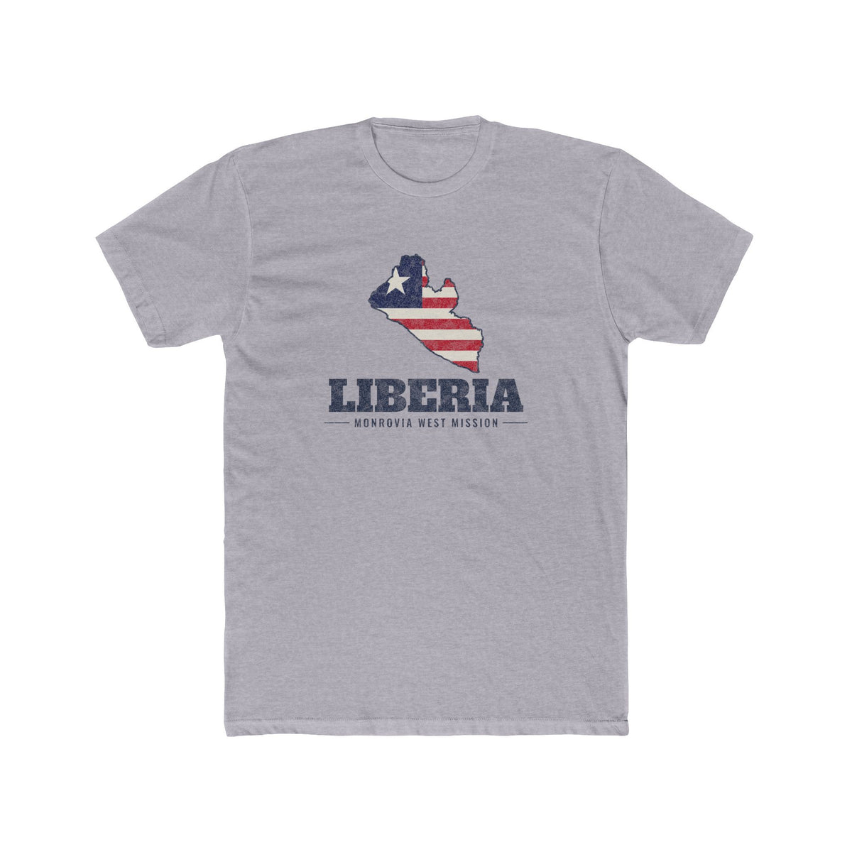 Liberia Monrovia West Mission Flag Map Shirt