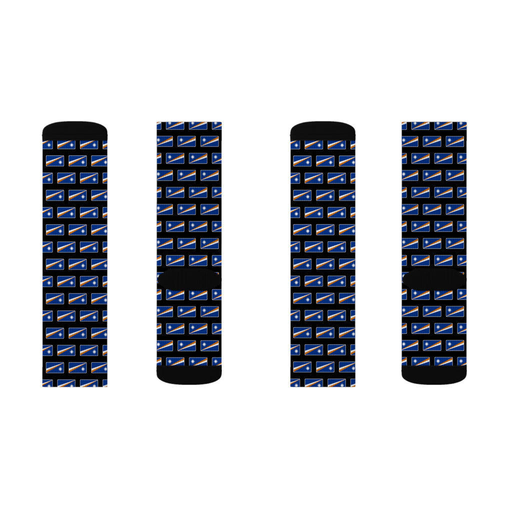 Marshall Islands Mission Flag Socks