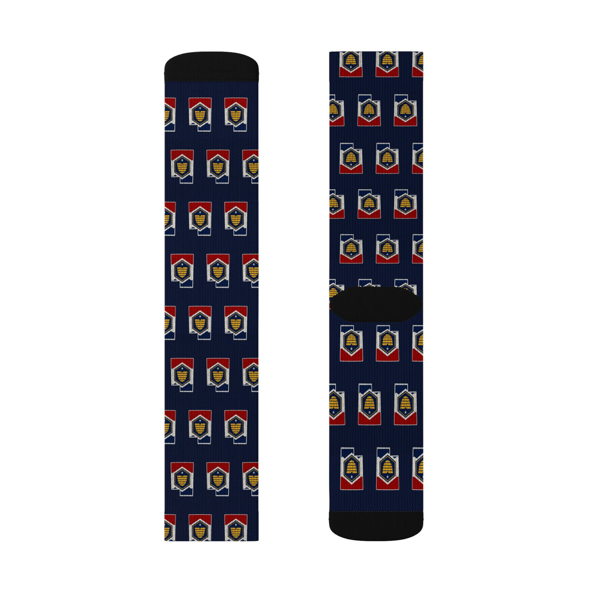 Utah Mission Flag Map Socks