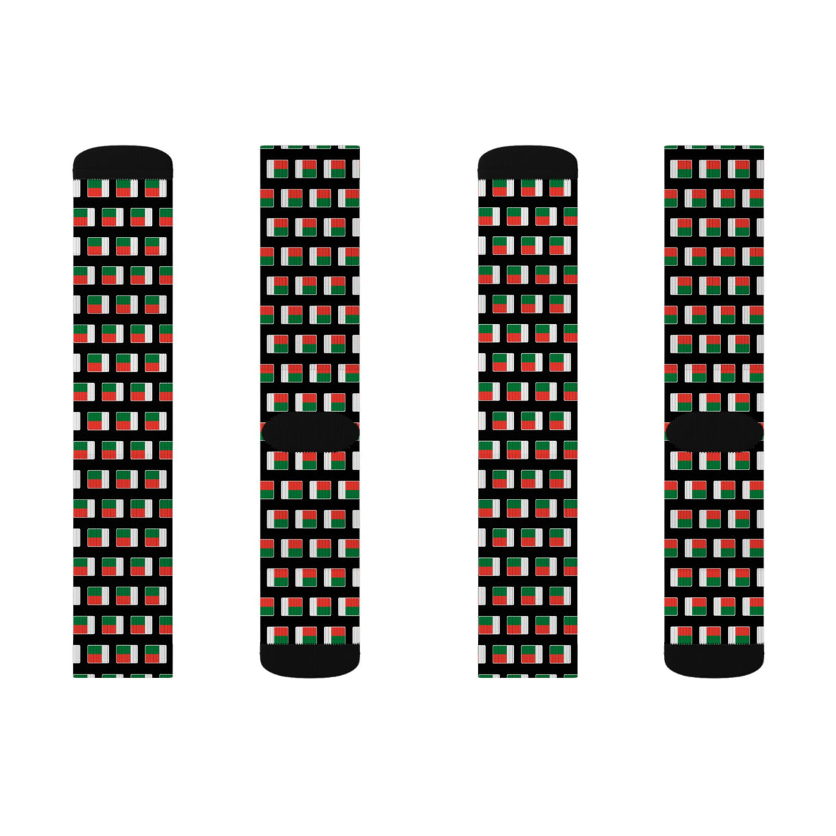 Madagascar Mission Flag Socks