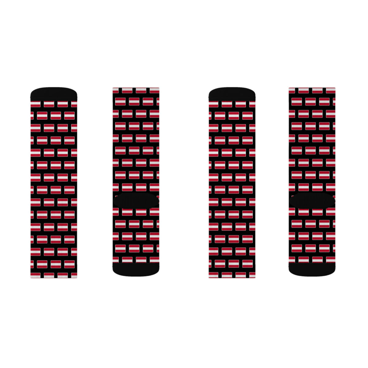 Austria Mission Flag Socks