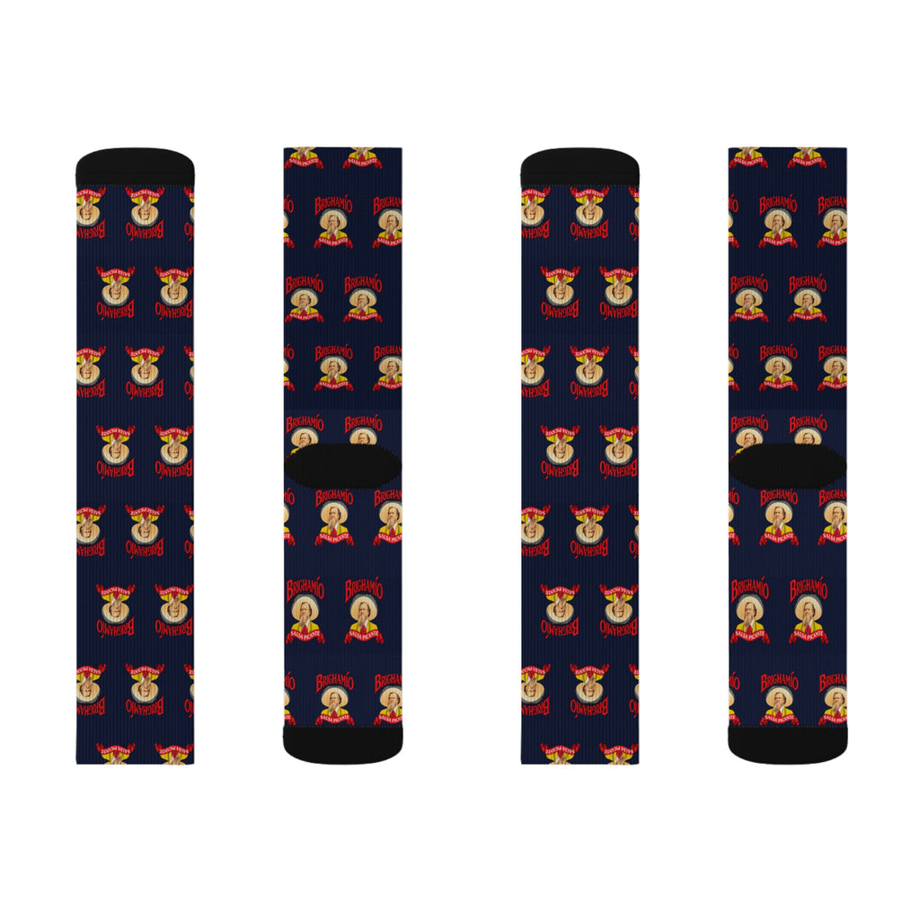 Brighamio Salsa Picante crew socks by Weak Things view 4