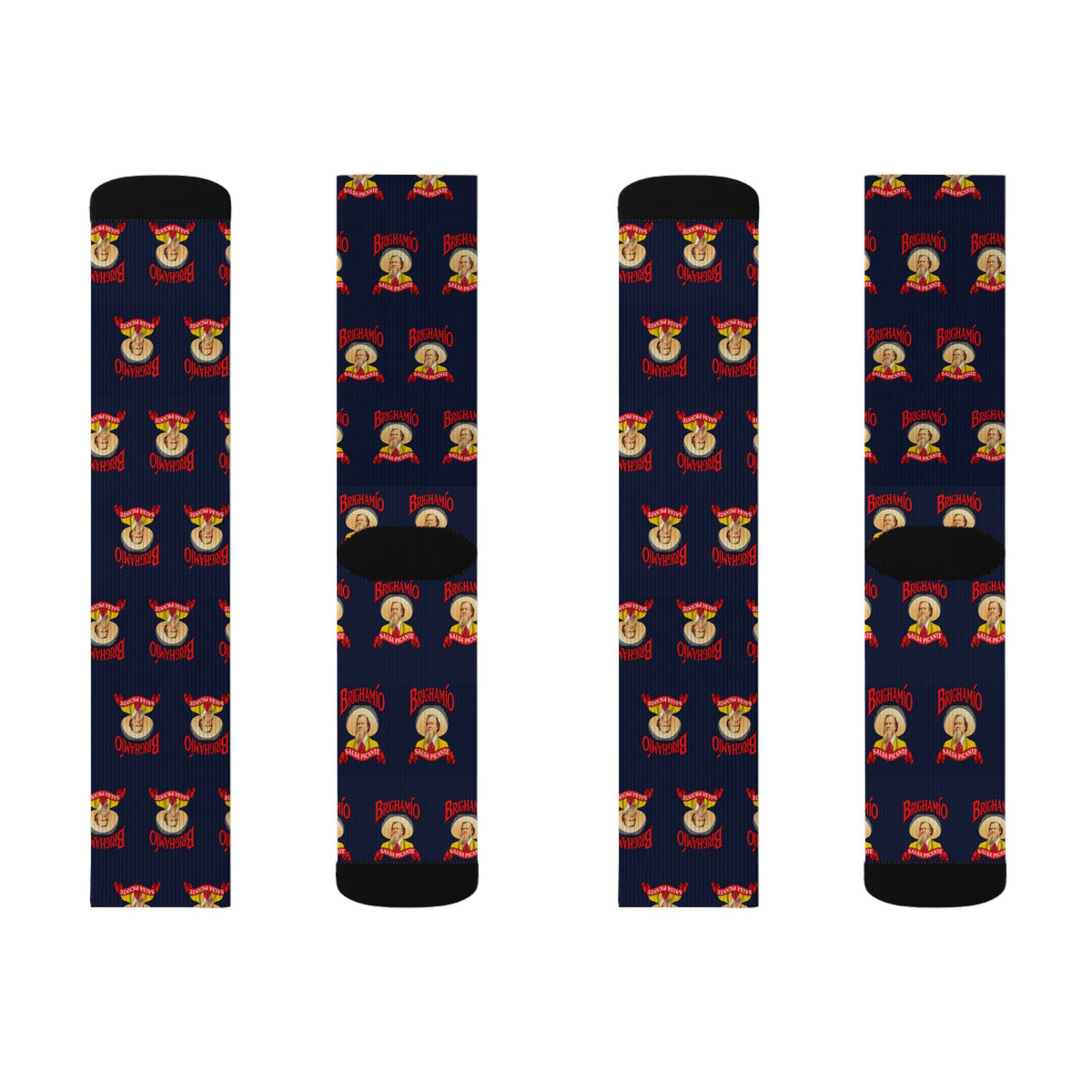 Brighamio Salsa Picante crew socks by Weak Things view 4