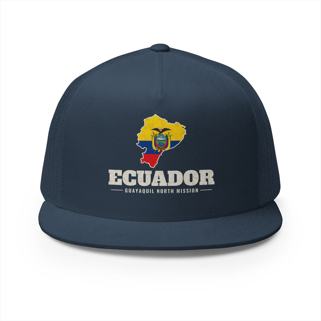 Ecuador Guayaquil North Mission Flag Map Trucker Hat