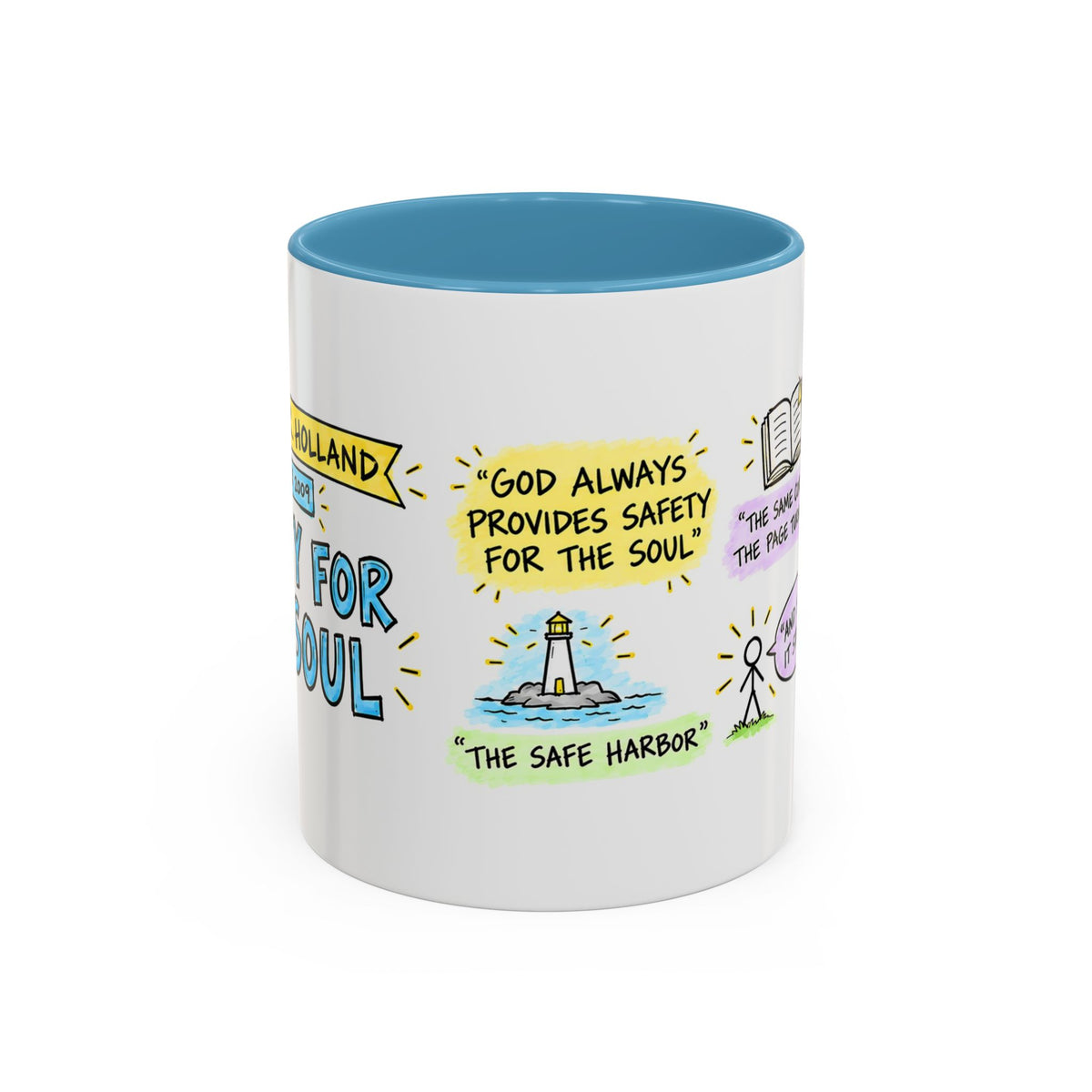 Safety for the Soul Sketch Note Mug — Jeffrey R. Holland