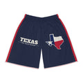 Texas Fort Worth Mission Basketball Shorts, front view