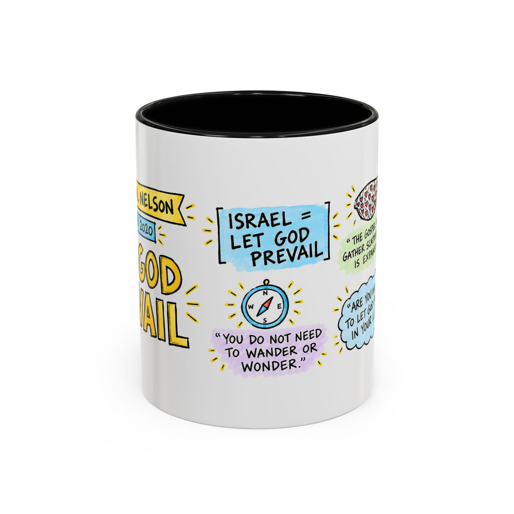 Let God Prevail Sketch Note Mug — Russell M. Nelson