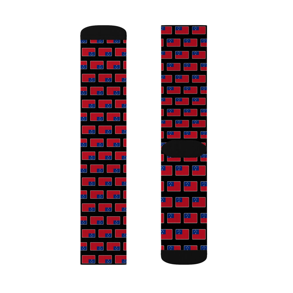 Samoa Mission Flag Socks
