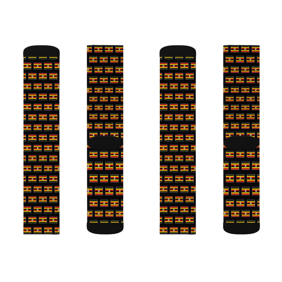 Uganda Mission Flag Socks