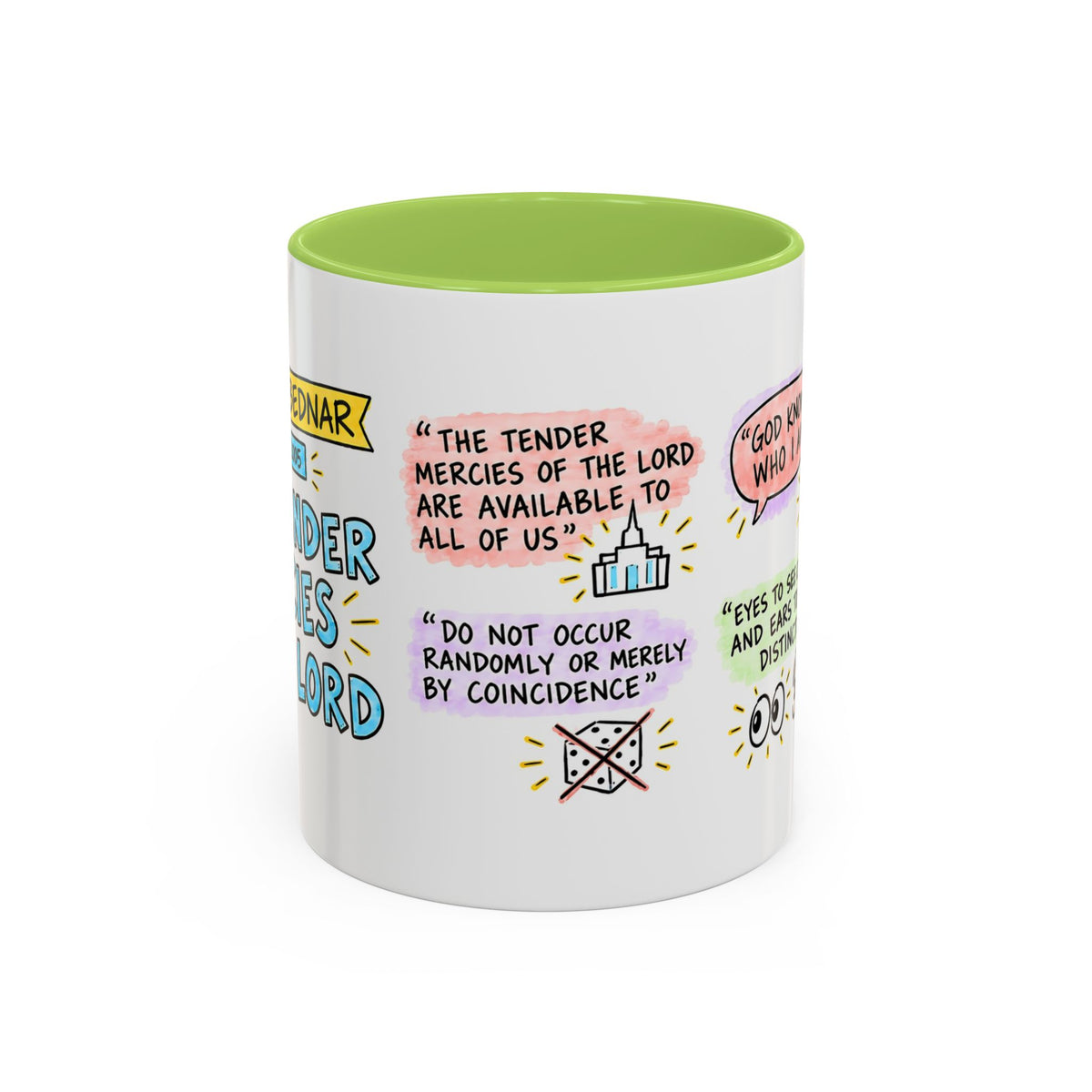 The Tender Mercies of the Lord Sketch Note Mug — David A. Bednar